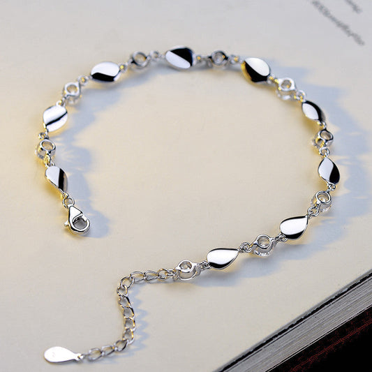 Damen Diamantbesetztes Armband aus 925er Sterlingsilber bylotrend