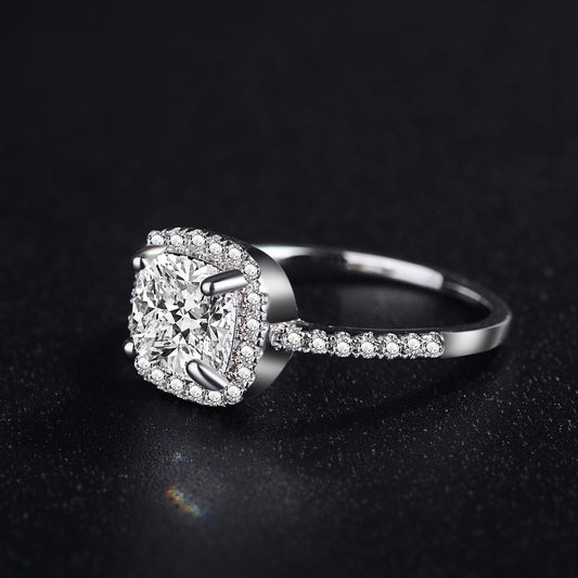 Damenring Silber mit Stein Elegant bylotrend