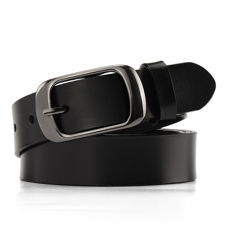 Elastischer Damen Ledergürtel -Ladies elastic leather belt bylotrend