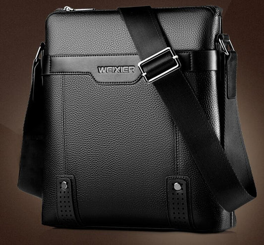 Fashion PU Leather Men Messenger Bags bylotrend