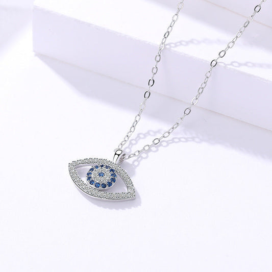 Halskette s925 Sterlingsilber-Schmuck Dämonen-Augen bylotrend