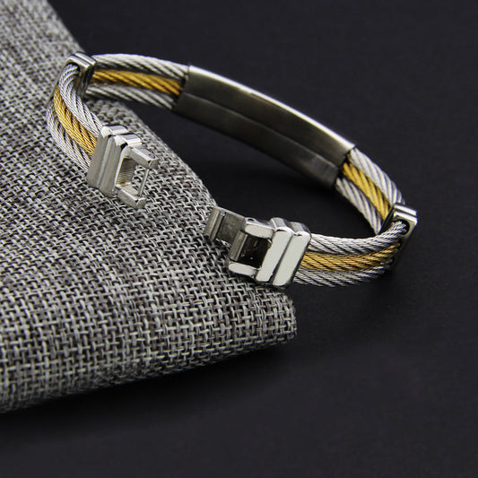 Kreuz Armband Herren Silber bylotrend