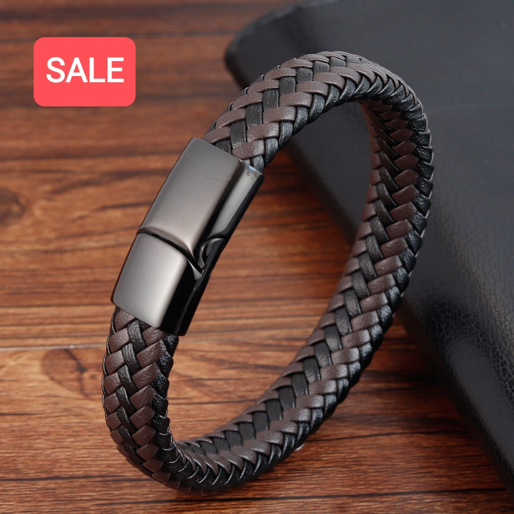 "geflochtenes armband männer" "herren armband leder geflochten braun" "lederarmband geflochten damen" "lederarmband herren" "geflochtenes lederarmband" "geflochtenes lederarmband selber machen" Armband kaufen bei Bylotrend.com