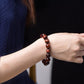 Damen Armband Natürlicher rosafarbener Kristallarmband-Hibiskus bylotrend