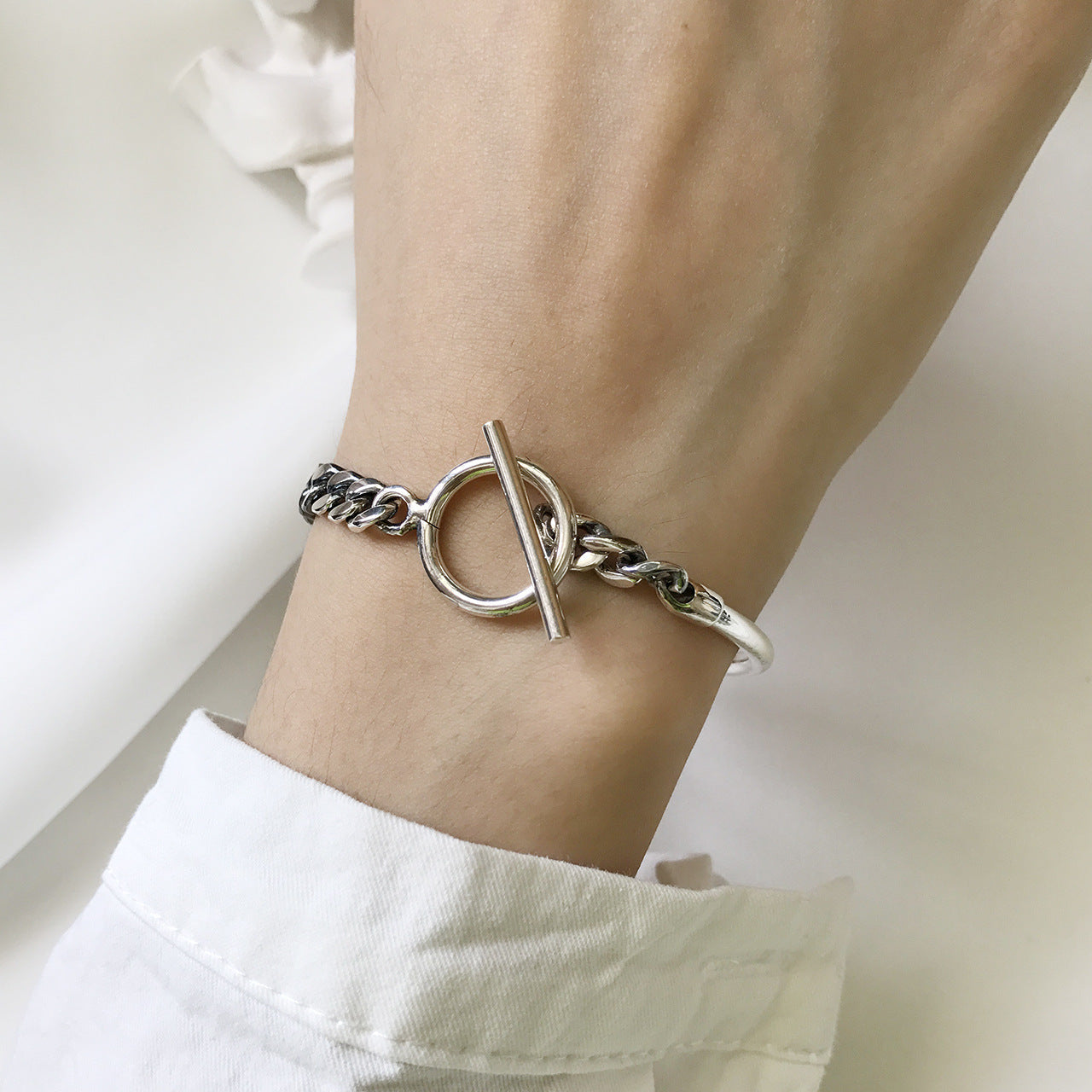 Damen Armband Silber 925-Sterlingsilber Frauen bylotrend