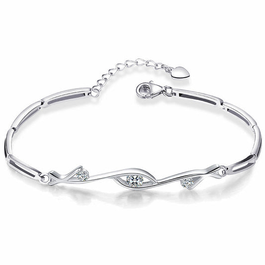 Damen Armband Silber 925 Zirkonia bylotrend