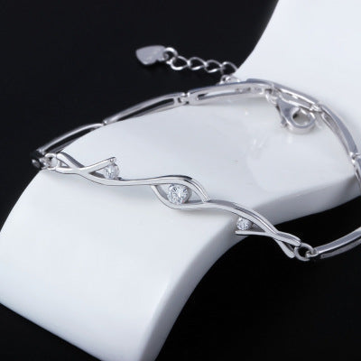 Damen Armband Silber 925 Zirkonia bylotrend