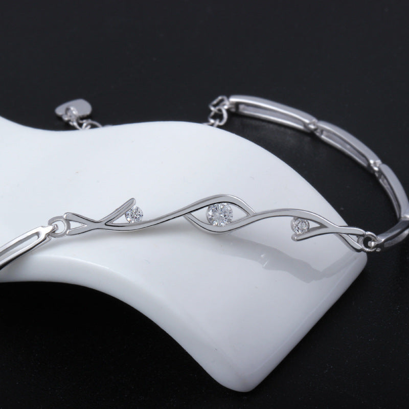 Damen Armband Silber 925 Zirkonia bylotrend