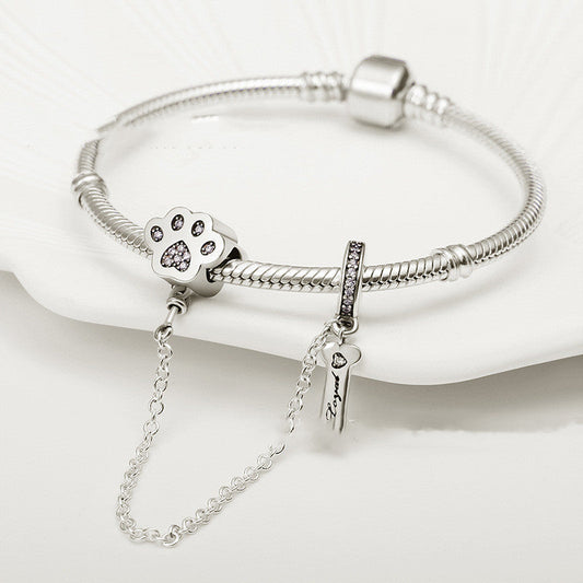 Damen Armband -Versilberte Kette-Woman Bracelet bylotrend
