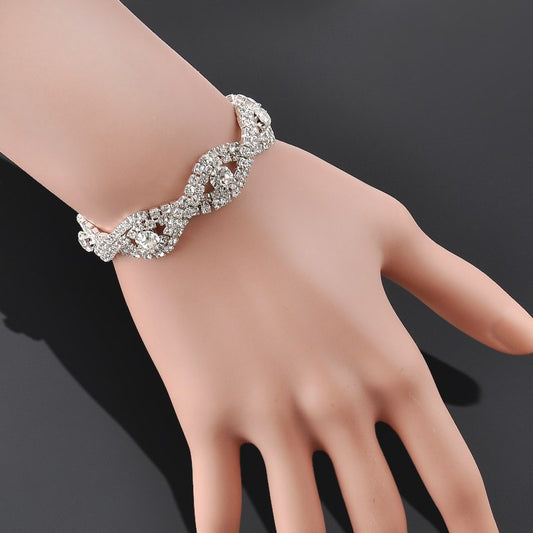 Damen Armband der Kristallarmband-Blitz-Diamant bylotrend