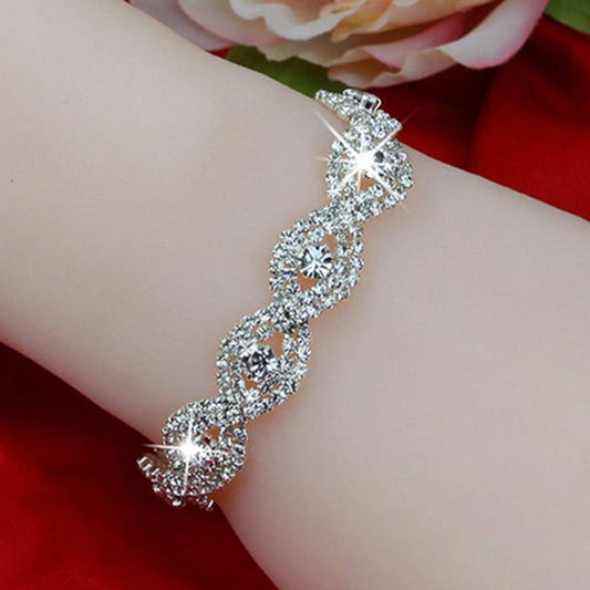 Damen Armband der Kristallarmband-Blitz-Diamant bylotrend