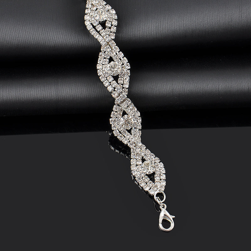 Damen Armband der Kristallarmband-Blitz-Diamant bylotrend
