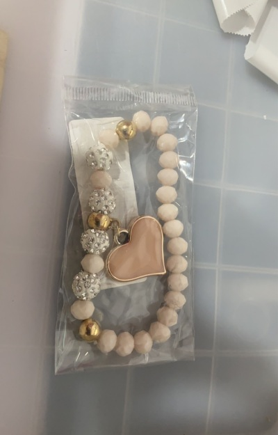 Damen Armband mit Herz - Elastisches Kristall Armband bylotrend
