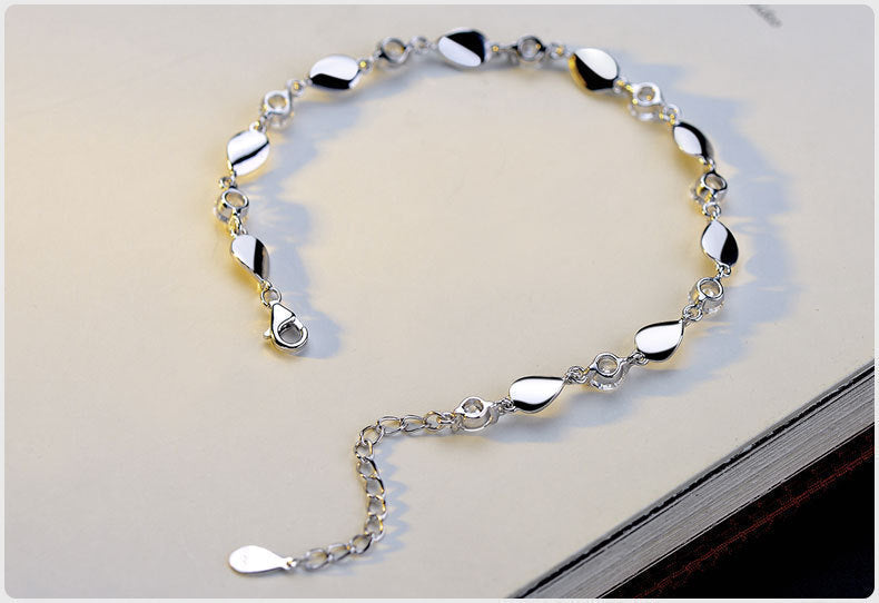 Damen Diamantbesetztes Armband aus 925er Sterlingsilber bylotrend