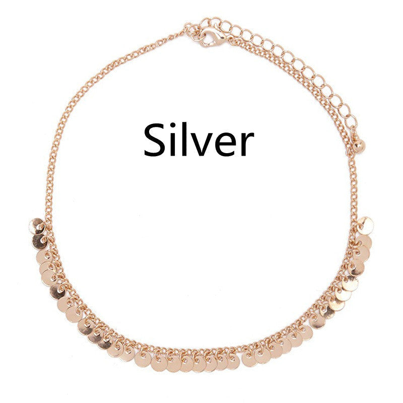 Damen Halskette Blatt in Silber oder Golden bylotrend