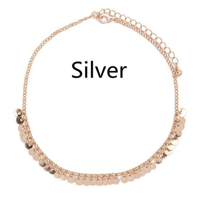 Damen Halskette Blatt in Silber oder Golden bylotrend