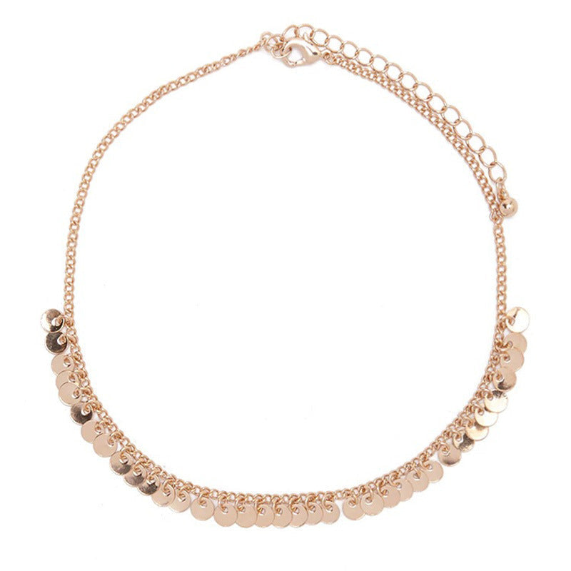 Damen Halskette Blatt in Silber oder Golden bylotrend