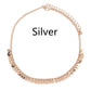 Damen Halskette Blatt in Silber oder Golden bylotrend
