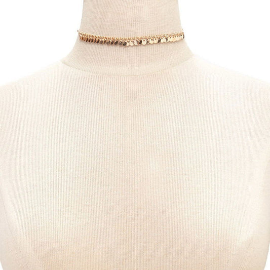Damen Halskette Blatt in Silber oder Golden bylotrend