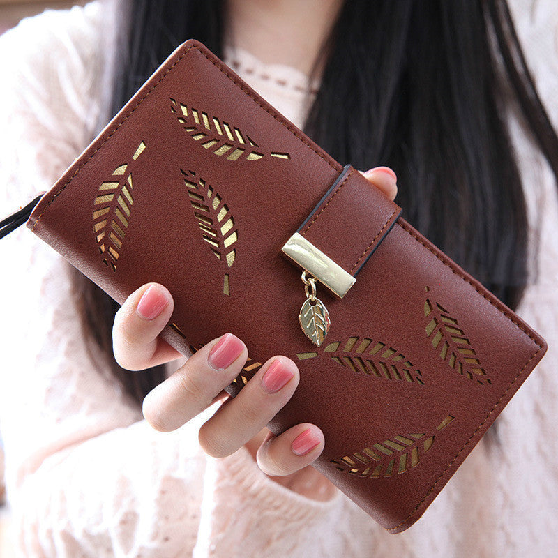 Damen Lange Handtasche Brieftasche Geldbeutel bylotrend
