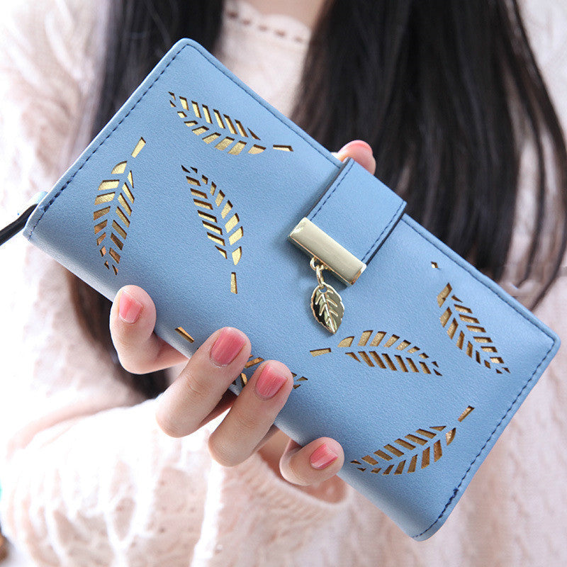 Damen Lange Handtasche Brieftasche Geldbeutel bylotrend