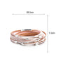 Damen Leder Armband mit Fransen und Blättern bylotrend