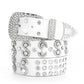 Damen Leder Strass Diamant Mode Allgleiches Dekoration bylotrend