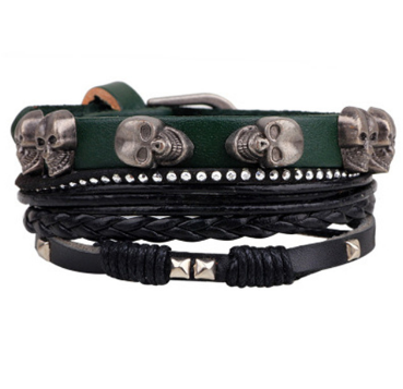 Damen Mode Perlen Lederarmbänder und Armbänder bylotrend