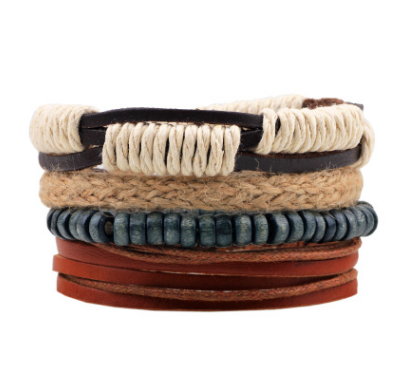 Damen Mode Perlen Lederarmbänder und Armbänder bylotrend