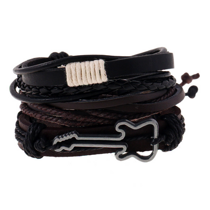 Damen Mode Perlen Lederarmbänder und Armbänder bylotrend