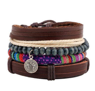 Damen Mode Perlen Lederarmbänder und Armbänder bylotrend
