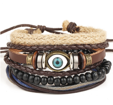 Damen Mode Perlen Lederarmbänder und Armbänder bylotrend