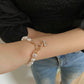 Damen Naturstein Perlen Armband bylotrend