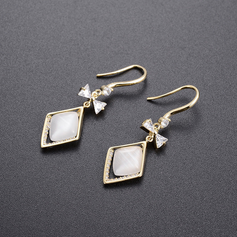 Damen Ohrringe 14k Gold bylotrend