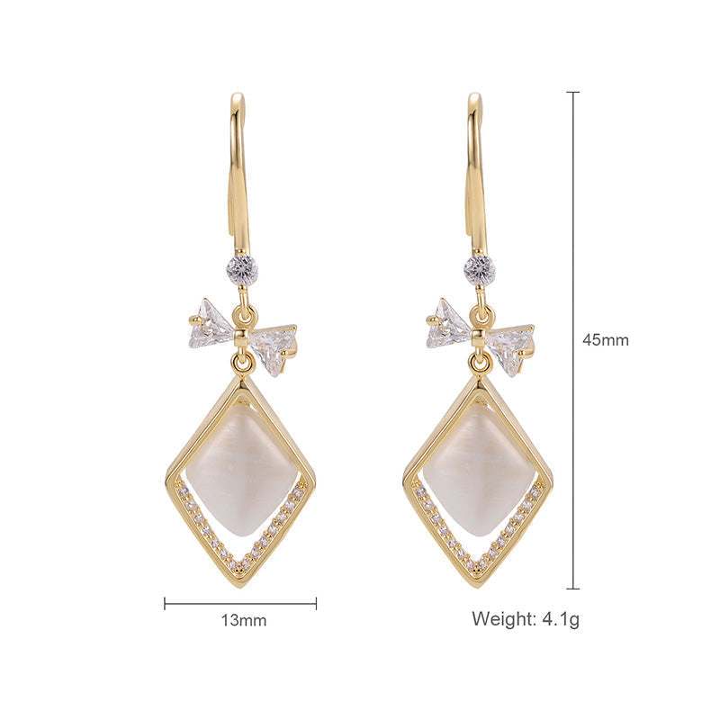 Damen Ohrringe 14k Gold bylotrend