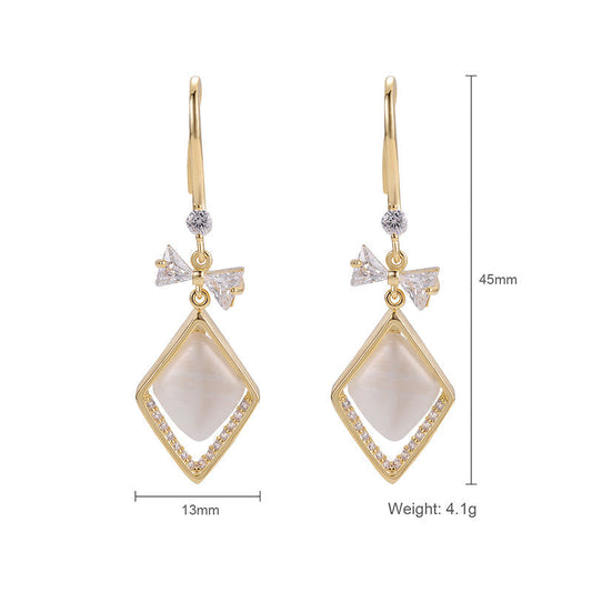 Damen Ohrringe 14k Gold bylotrend