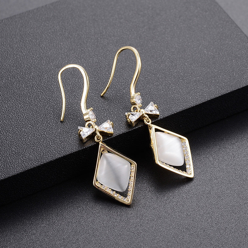 Damen Ohrringe 14k Gold bylotrend