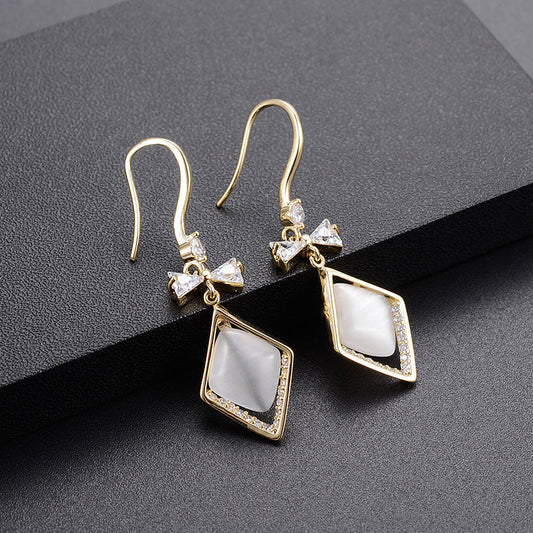 Damen Ohrringe 14k Gold bylotrend