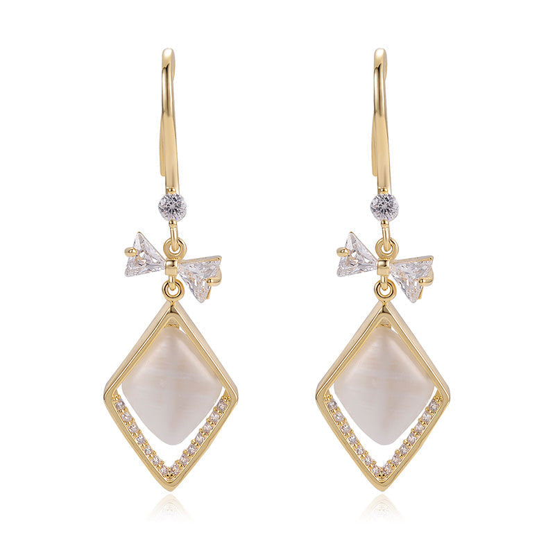 Damen Ohrringe 14k Gold bylotrend