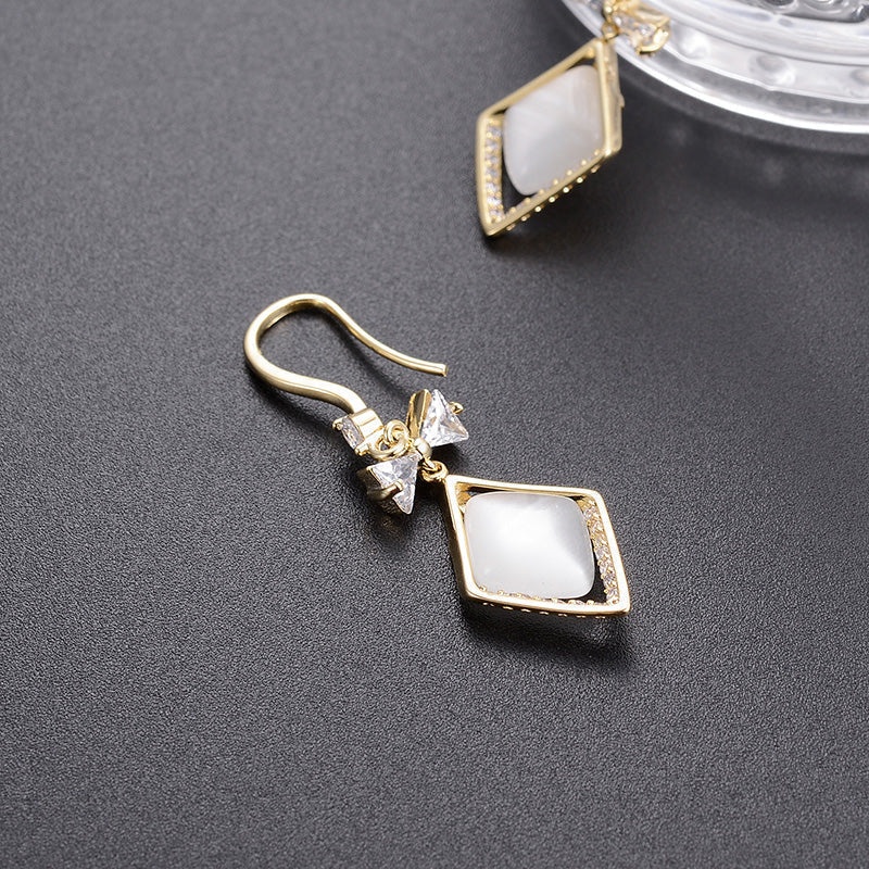 Damen Ohrringe 14k Gold bylotrend