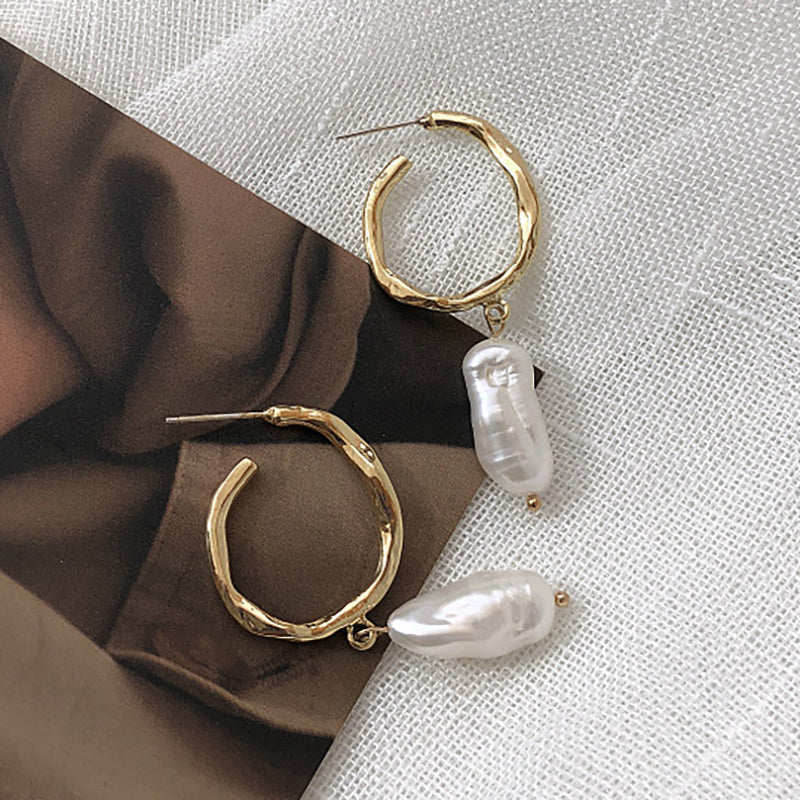 Damen Ohrringe Mit Perlen bylotrend