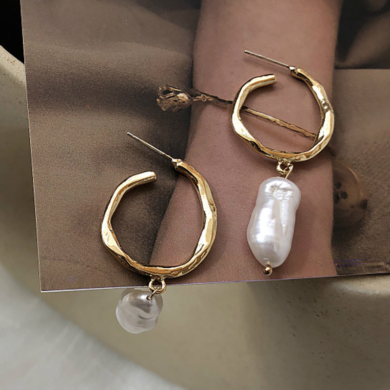 Damen Ohrringe Mit Perlen bylotrend