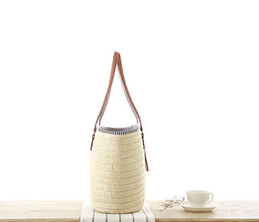 Damen Strandtasche Gewebte Tasche Lässige Handtasche bylotrend