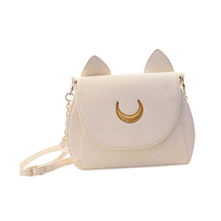 Damen Umhängetasche Mond Schwarz und Weiß Mariner moon's shoulder bag ladies Luna bag woman messenger bylotrend