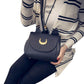 Damen Umhängetasche Mond Schwarz und Weiß Mariner moon's shoulder bag ladies Luna bag woman messenger bylotrend
