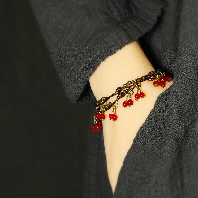 Damen doppellagiges Armband oder Einzelkreis Halskette bylotrend