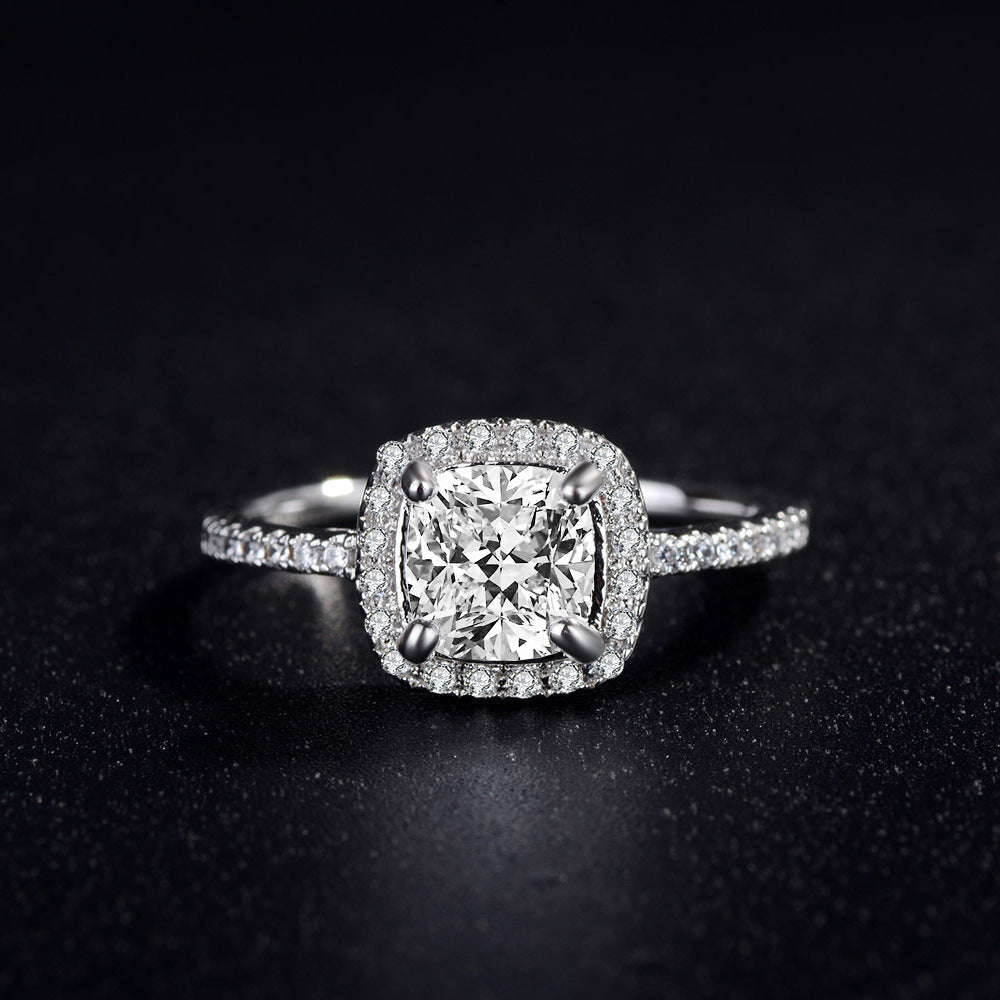 Damenring  Silber mit Stein Elegant bylotrend