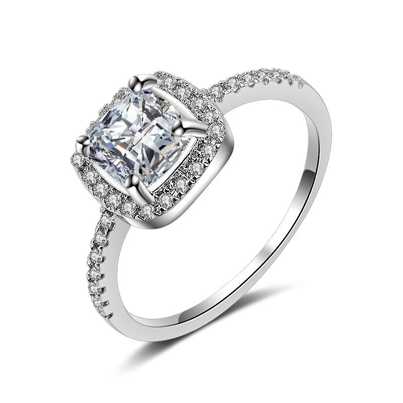 Damenring  Silber mit Stein Elegant bylotrend