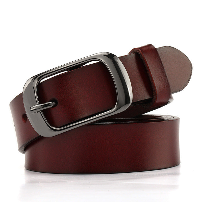 Elastischer Damen Ledergürtel -Ladies elastic leather belt bylotrend