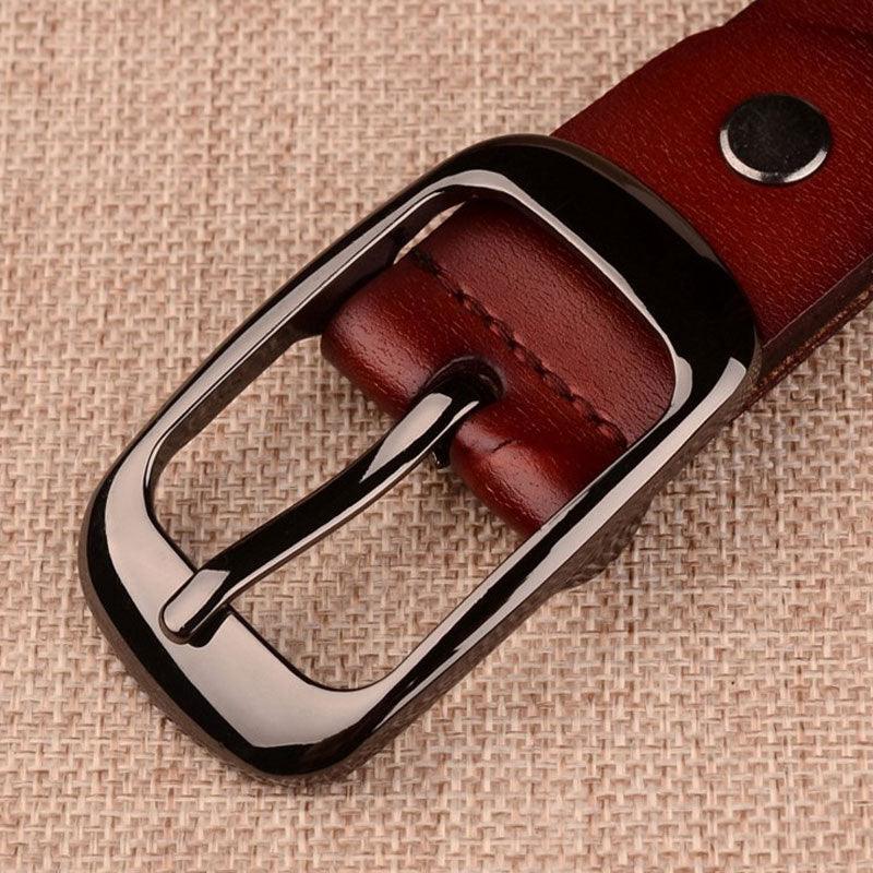 Elastischer Damen Ledergürtel -Ladies elastic leather belt bylotrend